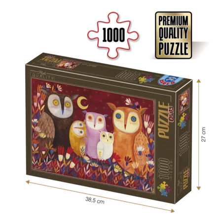 PUZZLE 1000 KURTI ANDREA - OWLS 01