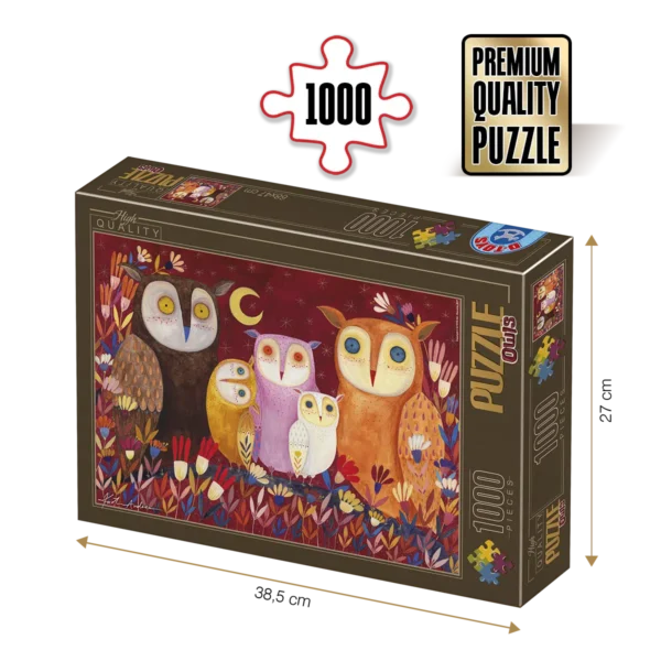 PUZZLE 1000 KURTI ANDREA - OWLS 01